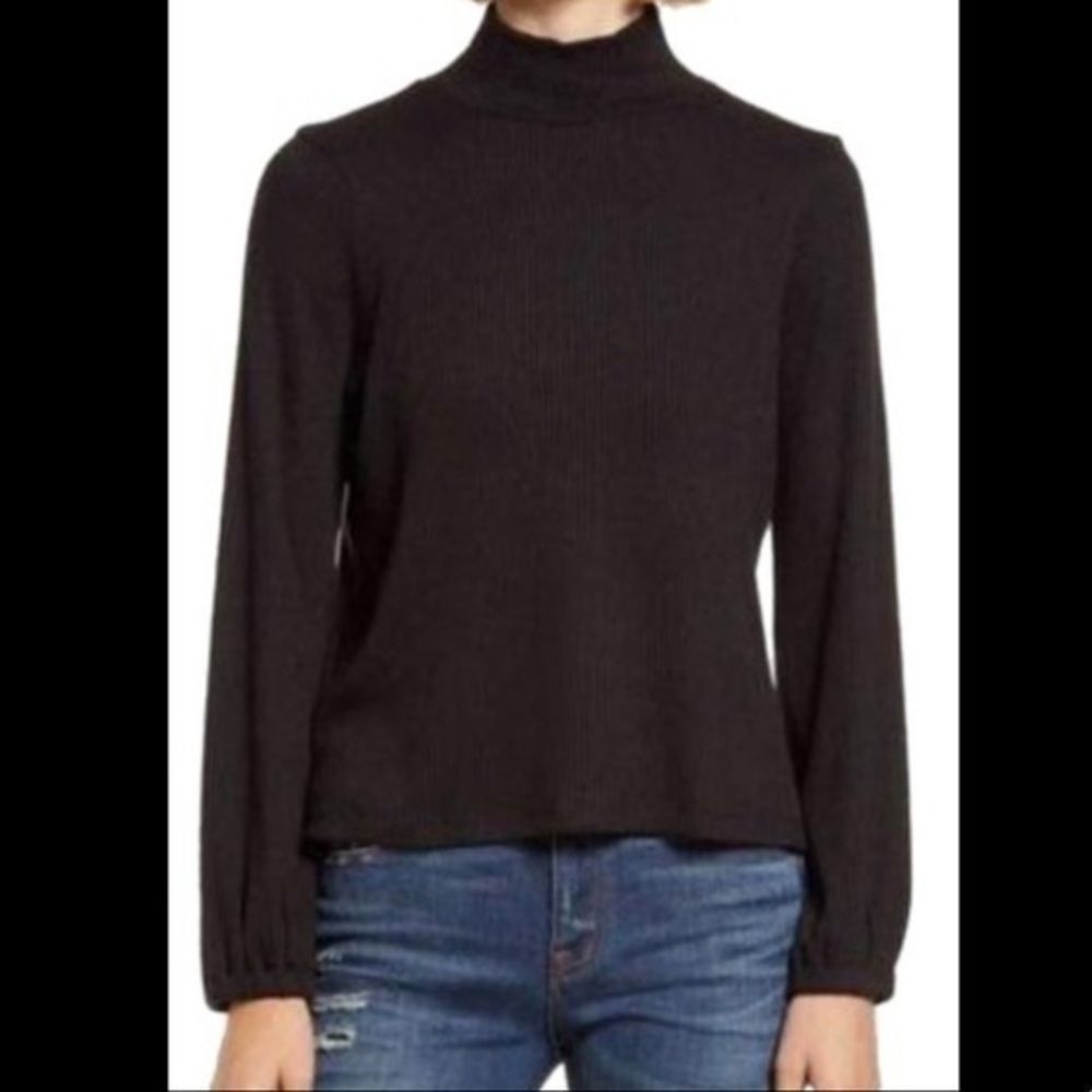 Black Turtleneck Sweater